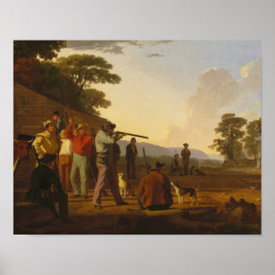 Poster George Caleb Bingham - Tir pour le boeuf