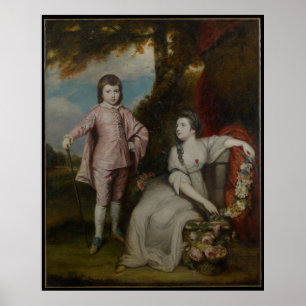 Poster George Capel, vicomte Malden et Lady Elizabeth