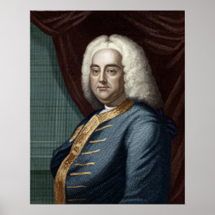 Poster George Frederic Handel, gravé par Thomson