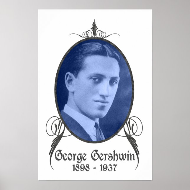 Poster George Gershwin (Devant)
