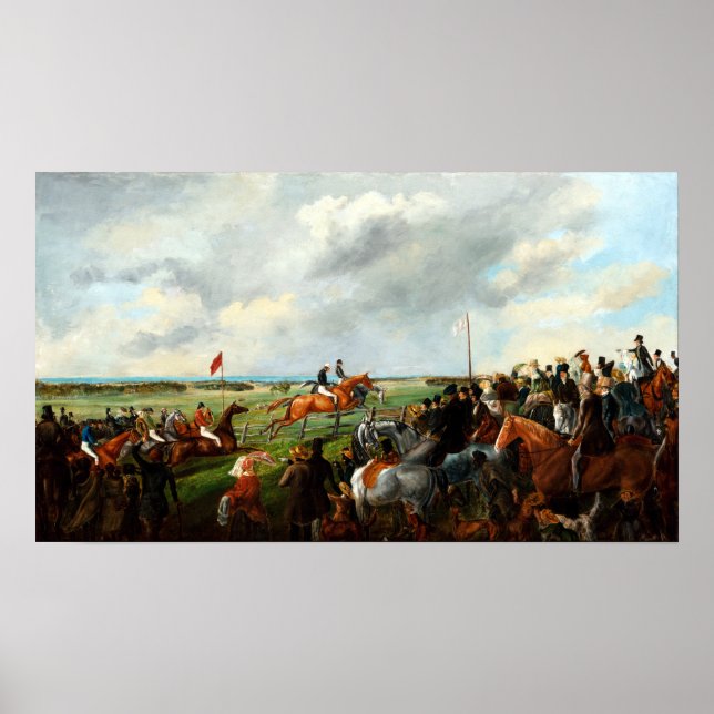 Poster George Hamilton Le Premier Steeplechase (Devant)