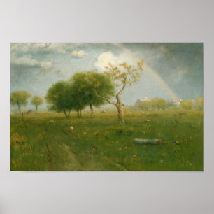 Poster George Inness - Après une douche d'été