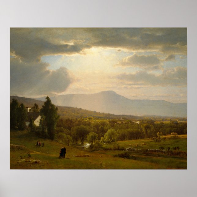 Poster George Inness - Montagnes Catskill (Devant)