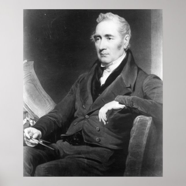 Poster George Stephenson, gravé par Charles Turner (Devant)