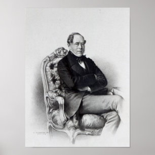 Poster George Villiers, 4e comte de Clarendon, 1856