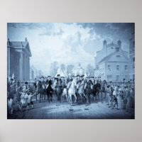 George Washington à New York poster/imprimé