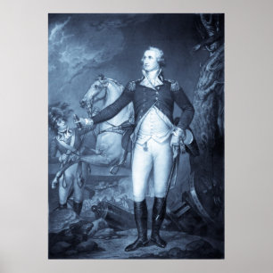 Poster George Washington à Trenton affiche/imprimé