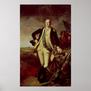Poster George Washington chez Princeton, 1779