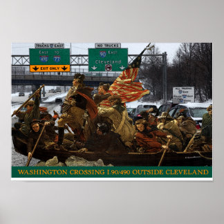 Poster George Washington Crossing I-490