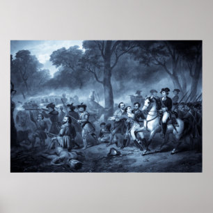 Poster George Washington en affiche/imprimé de soldat