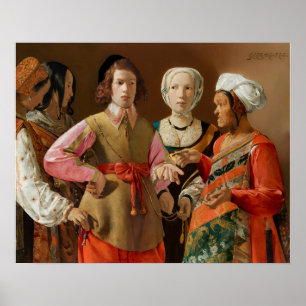 Poster Georges de la Tour - Le caisson Fortune