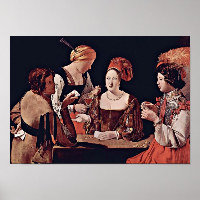 Poster Georges de La Tour par Georges de La Tour (Devant)