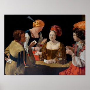 Poster Georges de la Tour - Tricheur à l'As de Carreaux