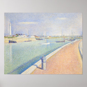 Poster Georges Seurat - Le chenal des cimes