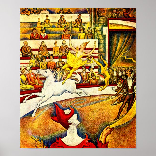 Poster Georges Seurat - Le Cirque - Le Cirque (Devant)