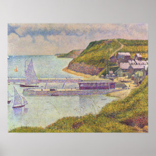 Poster Georges Seurat - Port-en-Bessin à High Tide