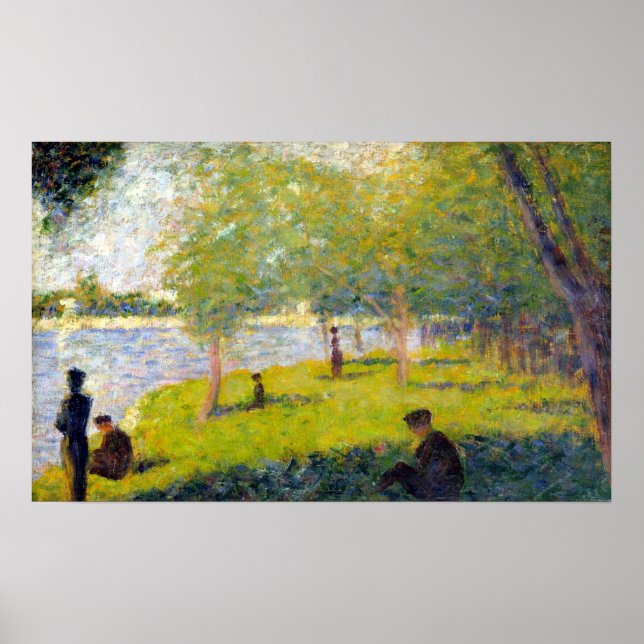 Poster Georges Seurat Study for A Sunday La Grande Jatte (Devant)