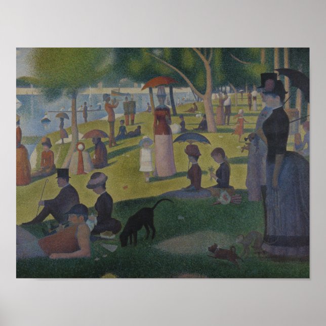 Poster Georges Seurat - Un dimanche sur La Grande Jatte (Devant)