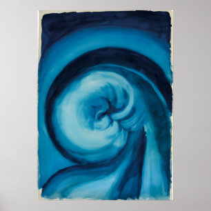 Poster Georgia O'Keeffe - Bleu I