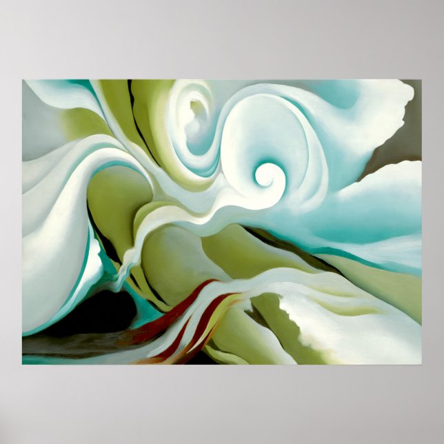 Poster Georgia O'Keeffe - Forme Nature (Devant)