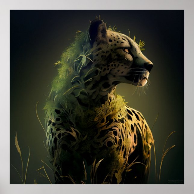Poster Gepard (Vorne)