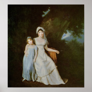 Poster Gérard - Mme De Stael Avec Sa Fille Albertine
