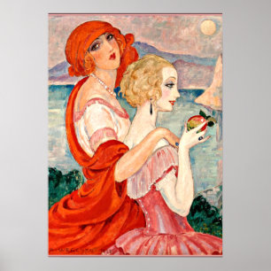 Poster Gerda Wegener - Sur la Route d'Anacapri