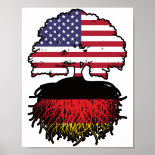 Poster Germany German American États-Unis America