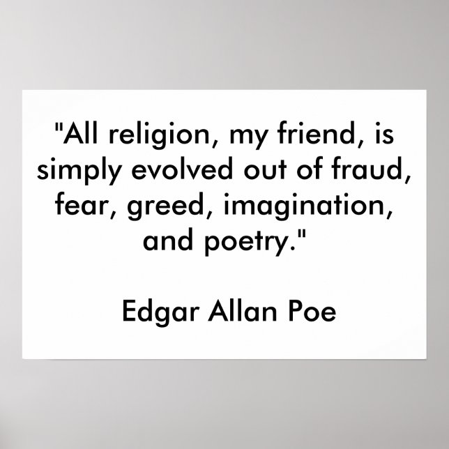 Poster germes de la religion (Devant)