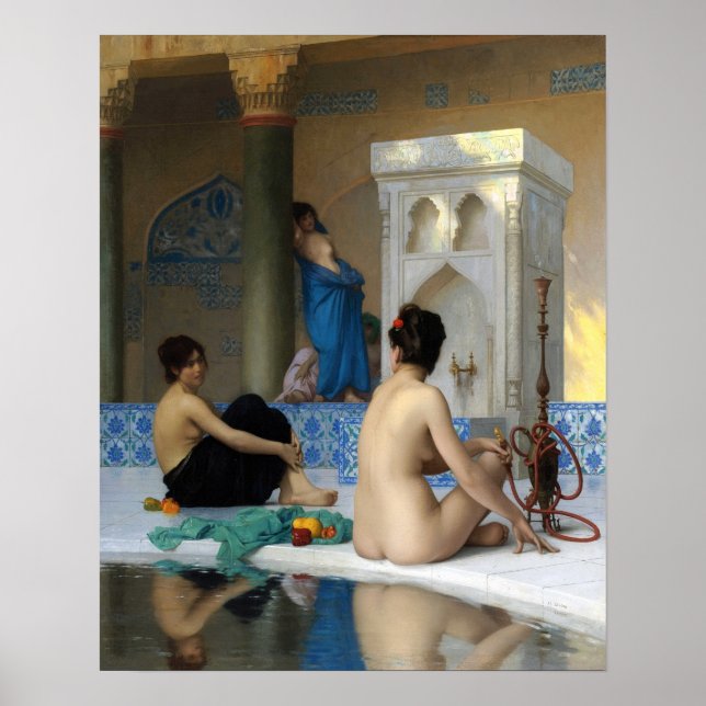 Poster Gérôme - Après Le Bain (Devant)