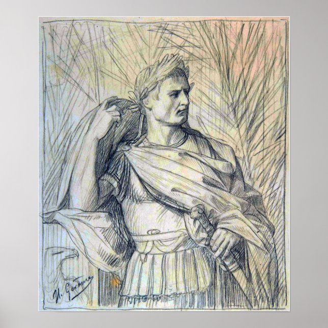 Poster Gérôme - Julius César (Devant)