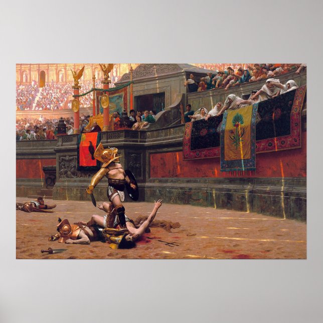 Poster Gérôme - Pouce Vers le Bas (Devant)