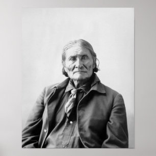 Poster Geronimo Portrait - 1898