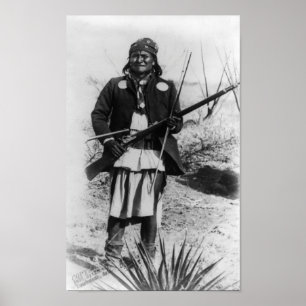 POSTER GERONIMO SURRENDERS 1886