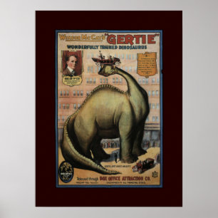 Poster Gertie le Dinosaur