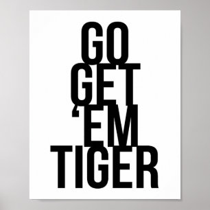Poster Get 'Em Tiger