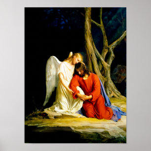 Poster Gethsemane par Carl Bloch