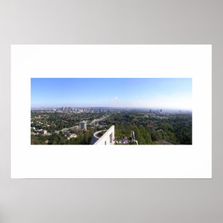 Poster Getty Center Vue sur Los Angeles