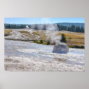 Poster Geyser Beehive, Parc national de Yellowstone