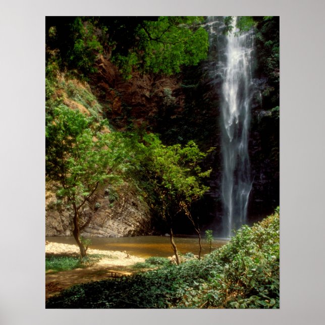 Poster Ghana : Wli Falls, alias Agumatsa Falls (Volta) (Devant)