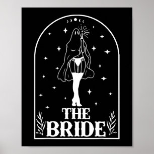 Poster Ghost Bride Coven Gothique Halloween Mariage Bache