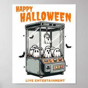Poster Ghost Claw Jeu Halloween heureux