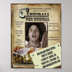 Poster Ghostlight Cannibal l'affiche musicale