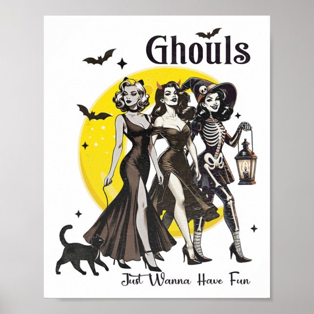 Poster Ghouls veut juste avoir des femmes amusantes Drôle (Devant)