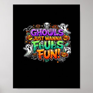 Poster Ghouls veut juste s'amuser - Gouls d'automne