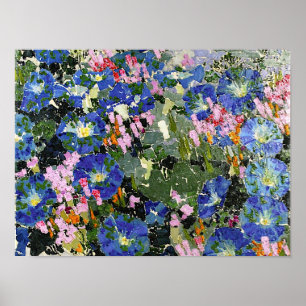 Poster Giacometti - Blau Winden