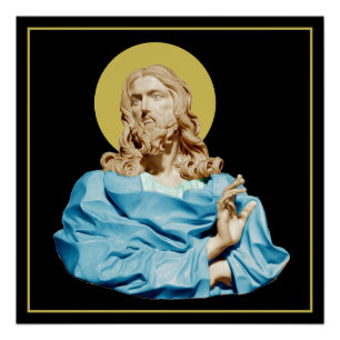 Poster Gian Lorenzo Bernini Bust of Christ 1679