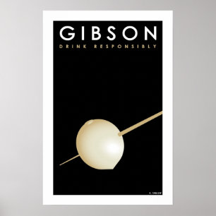 Poster Gibson (Petite affiche)