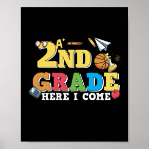 Poster Gifts 2nd Teacher   2nd Grade Here I Come