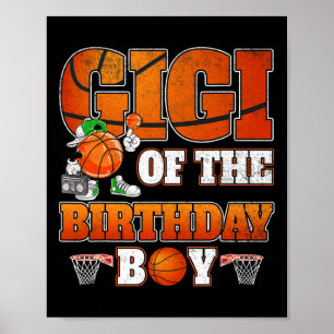 Poster Gigi De La Famille Des Joueurs De Basket-Ball Anni